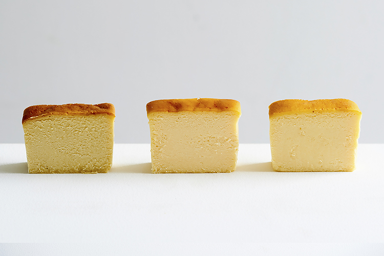 『ハイチーズ』は北海道クリームチーズとゴルゴンゾーラ、カマンベールの３種。写真は『3種セット』1,700円（税抜）