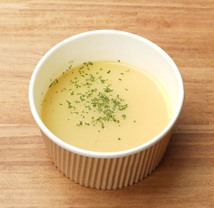 『冷製豆乳 コーンスープ』420円