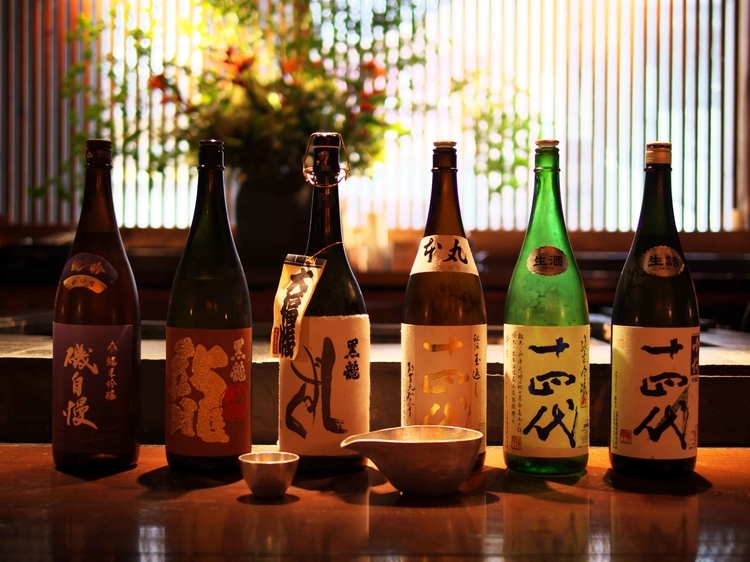 オーナーの故郷である福井県の地酒「黒龍」を始め、日本酒好きにはたまらない名酒を揃える