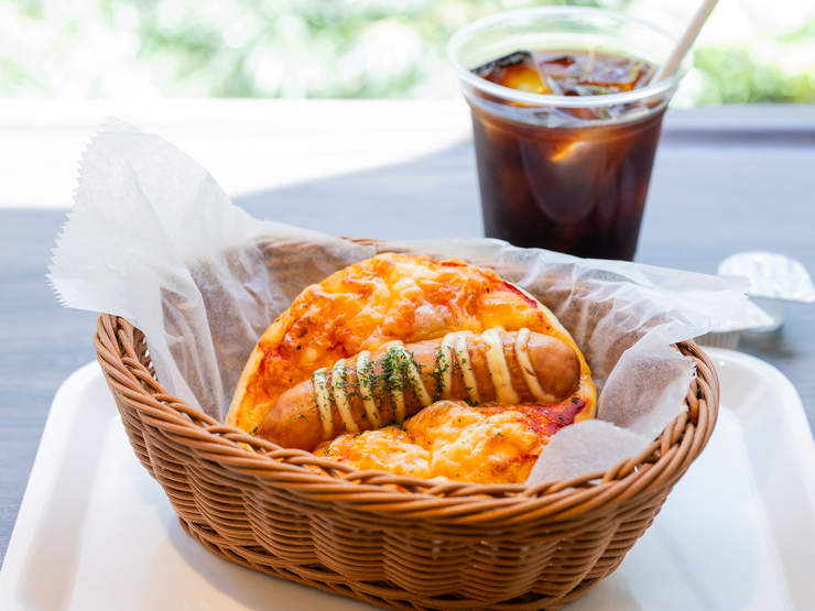 ベーカリーカフェフラミンゴの料理