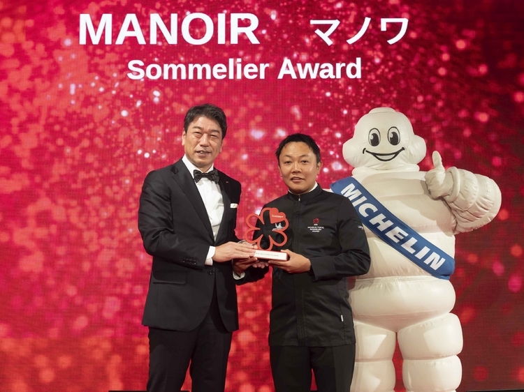 ミシュランガイド東京 2026でソムリエアワードを受賞したマノワ 中村豪志さん
