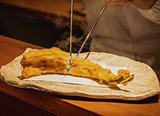 天ぷらやぐちの穴子