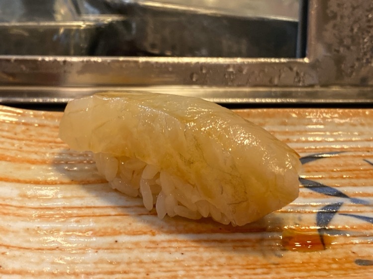 松野寿司の平目の昆布締め