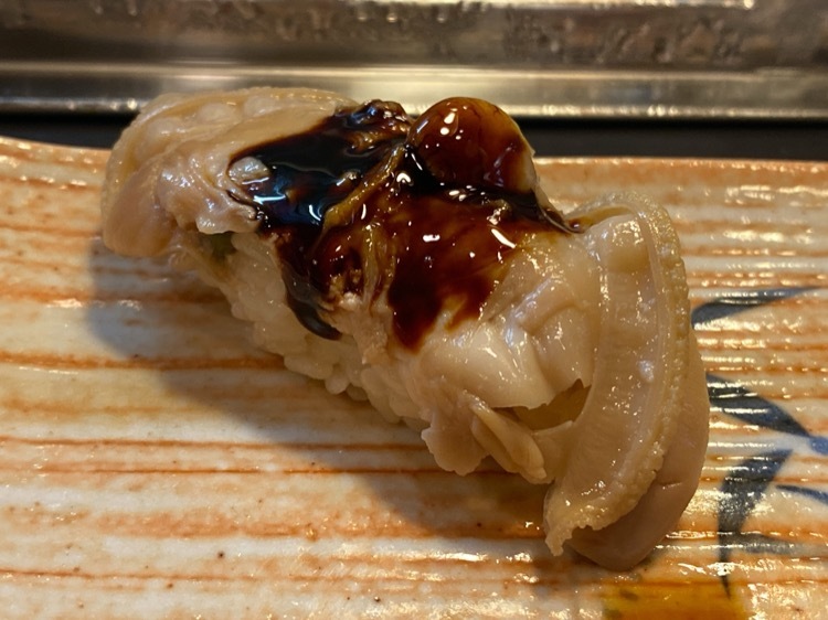 松野寿司の煮はまぐりの甘辛タレ