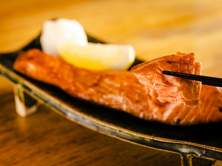 【食彩　かどた】『銀鮭の塩焼き』