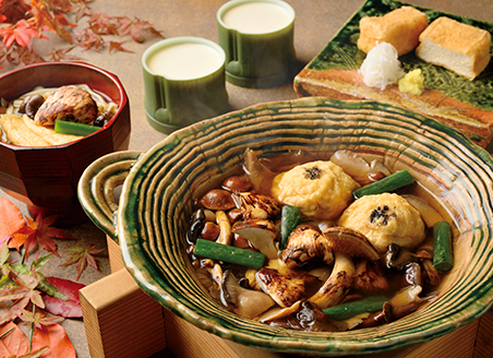 とうふ屋うかいの季節の鍋セット～松茸と彩りきのこ鍋～