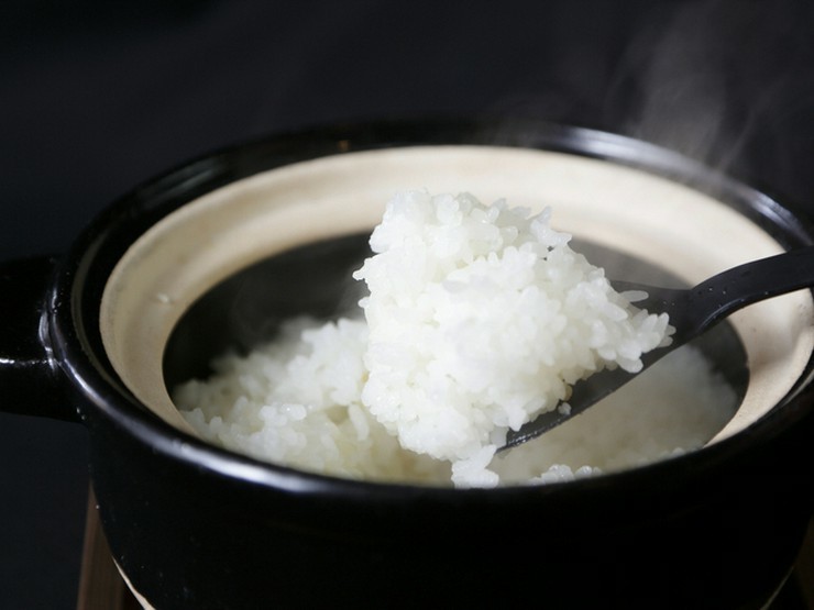愛知県産の良質銘柄米コシヒカリを満喫『土鍋ごはん』 一合748円