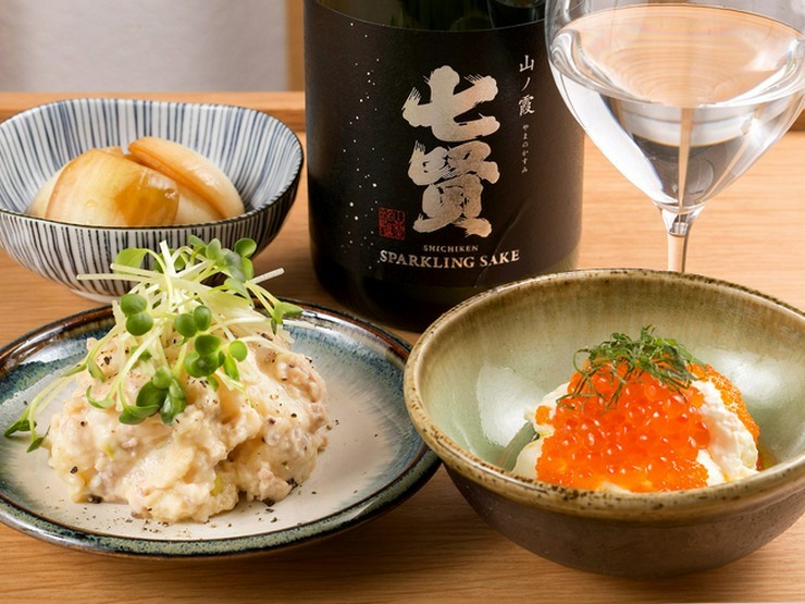 まるユの料理と日本酒