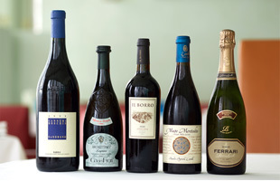 ピエモンテやトスカーナを中心に、イタリア全州のワインを揃える。日本ではここだけで提供のワインなども