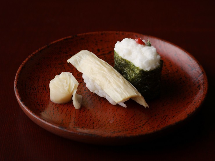 京の料亭　千寿閣の野菜寿司