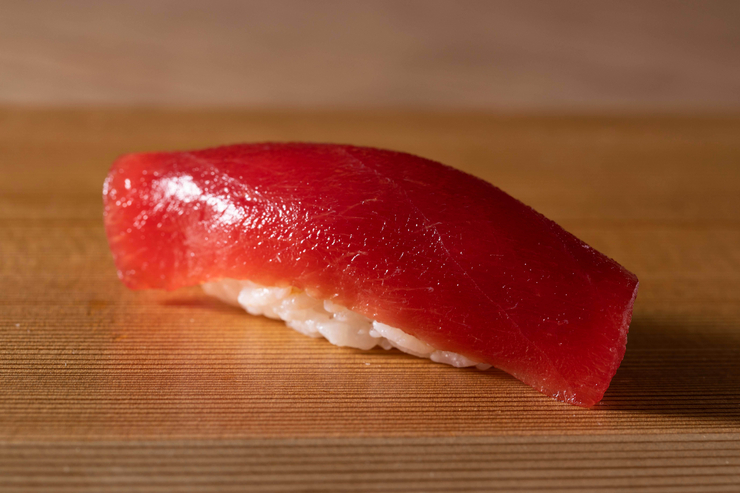波濤の『大西洋クロマグロ赤身のにぎり』