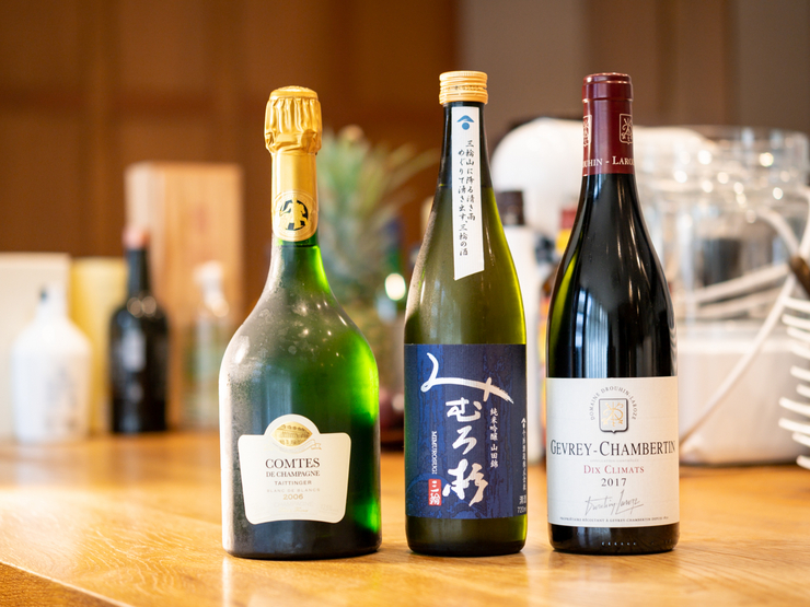 La　Senaのワインと日本酒
