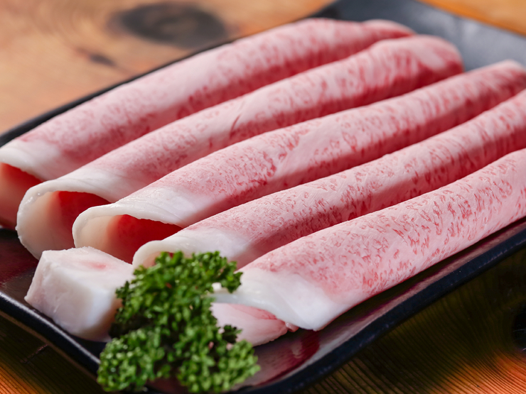 【特選肉　徳侍郎】の『特上焼きしゃぶ』