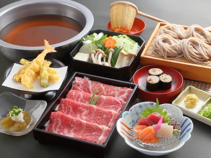蕎麦しゃぶ総本家 浪花そば なんばダイニングメゾン店の料理