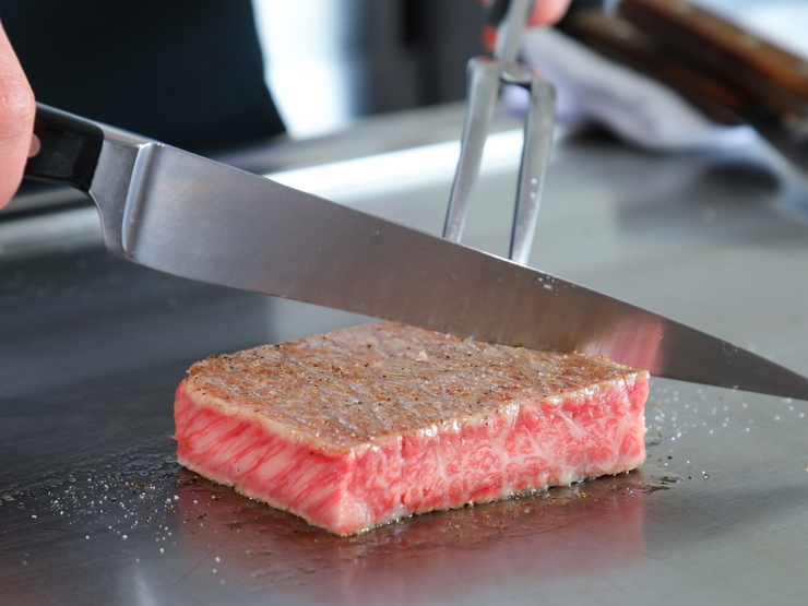 KOBE　STEAK　Tsubasa　北新地店の神戸牛のステーキ