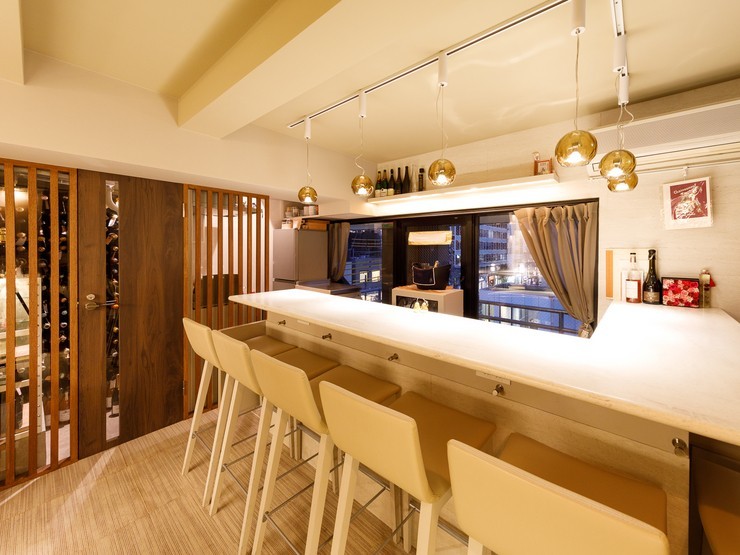 champagne　J.（シャンパーニュジェ。）の内装