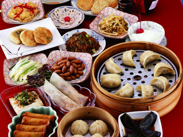 上海食苑の料理