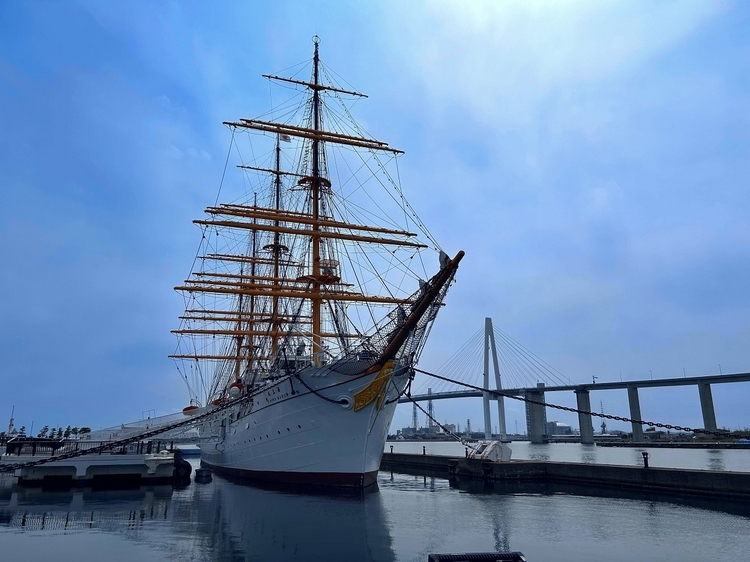 現役当時のままの姿で保存、一般公開されている「帆船海王丸」