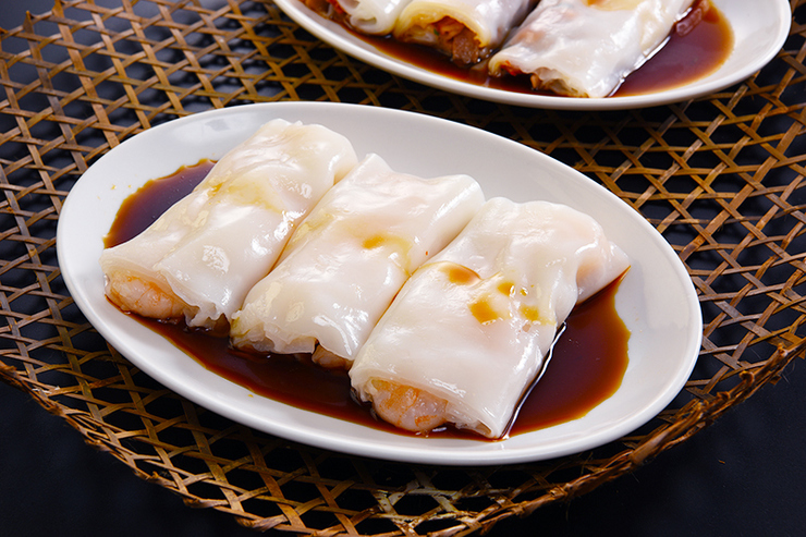 香港点心No.1 鮮蝦腸粉(えびクレープ)
