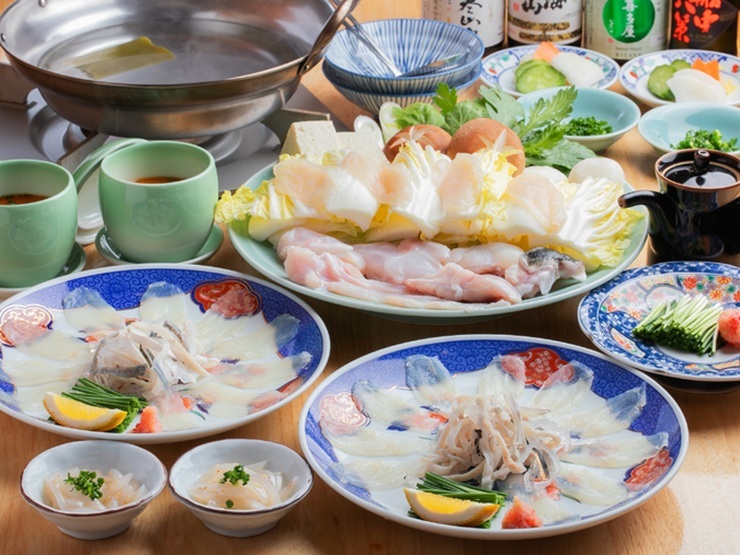 ふぐ大将いし松の料理