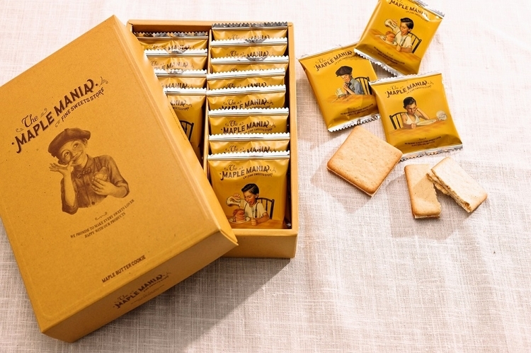 『メープルバタークッキー』18枚入1600円 (税抜)