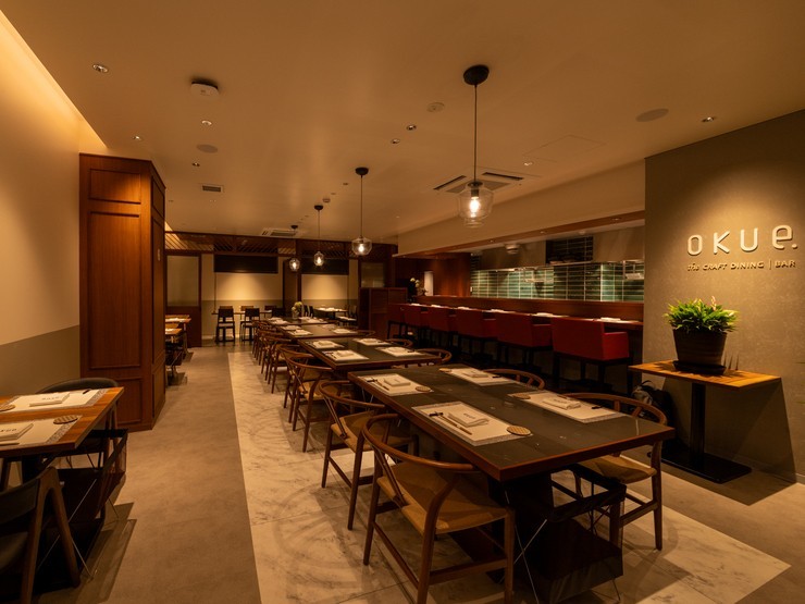 the CRAFT DINING BAR OKUe.の内観