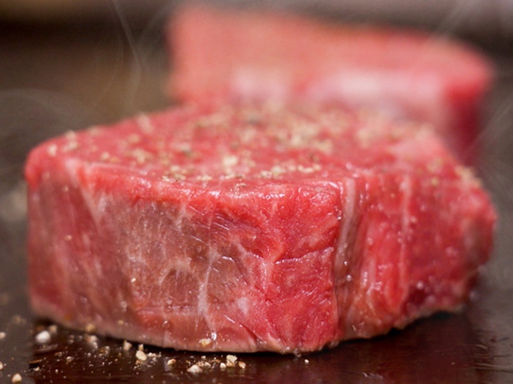 肉割烹かつまたの料理