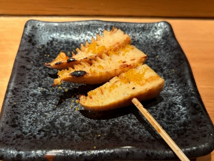 野菜2串目『季節の野菜串　冬筍』