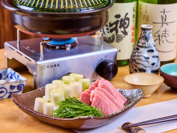 酒亭穂椋の『葱鮪鍋』
