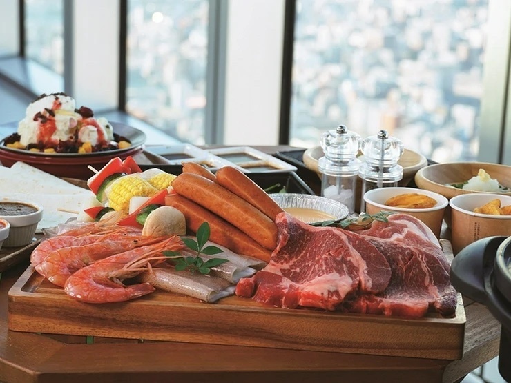 SKY GARDEN 300の料理