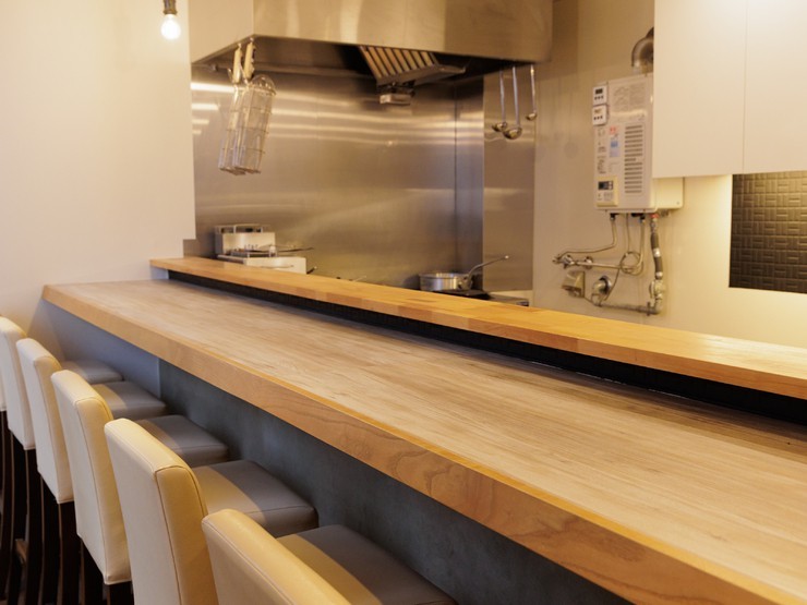 Trattoria supの店内