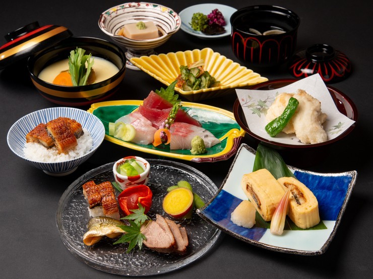国産鰻を会席料理で堪能『鰻会席献立』