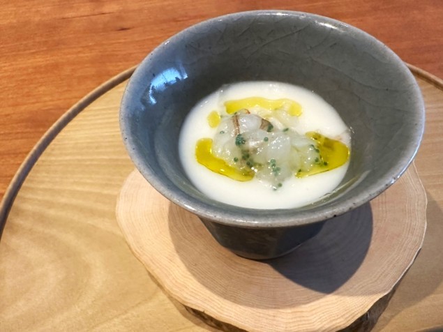 新玉ねぎのスープ