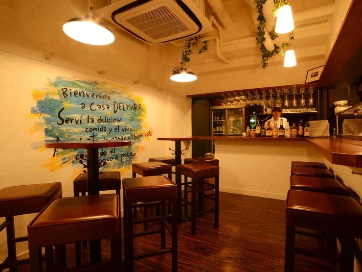 カーサ　デルマーレの店内