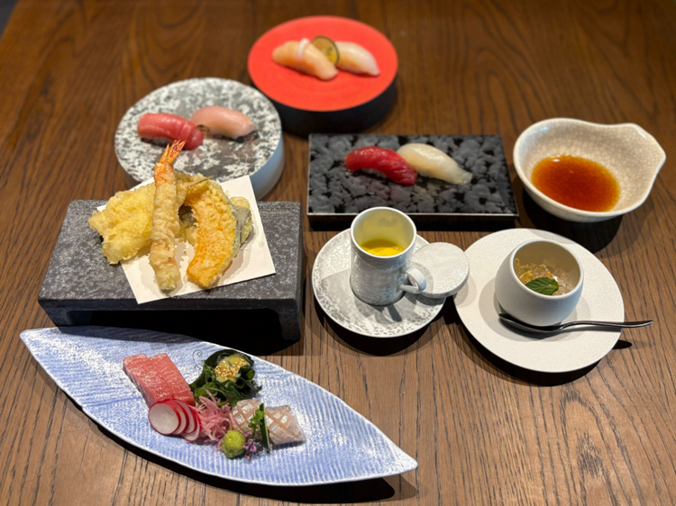寿司・天ぷら・黒毛和牛の「和の饗宴SHARIコース」18,700円