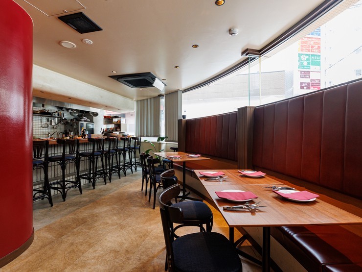 Brasserie Potironの店内