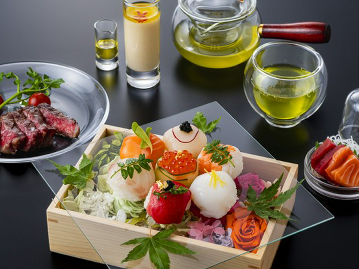GINZA SEN-RYOの手まり寿司セット