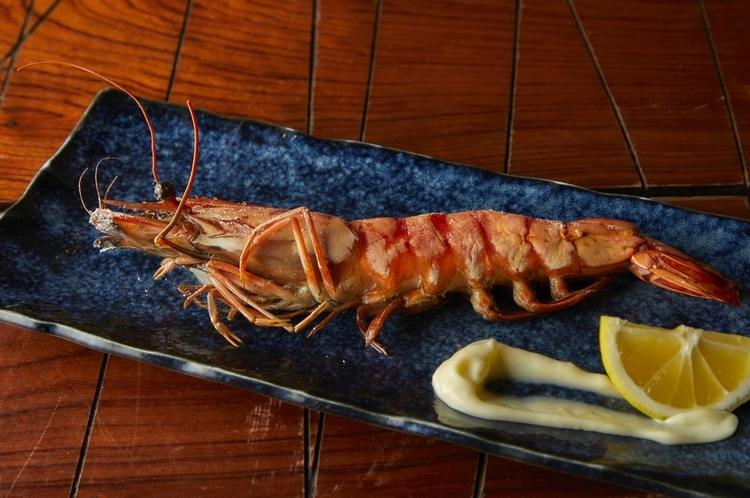 炉ばた名物大海老原始焼き