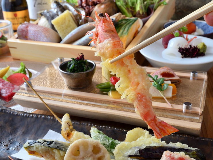 四季の味と天ぷら　いま井の料理