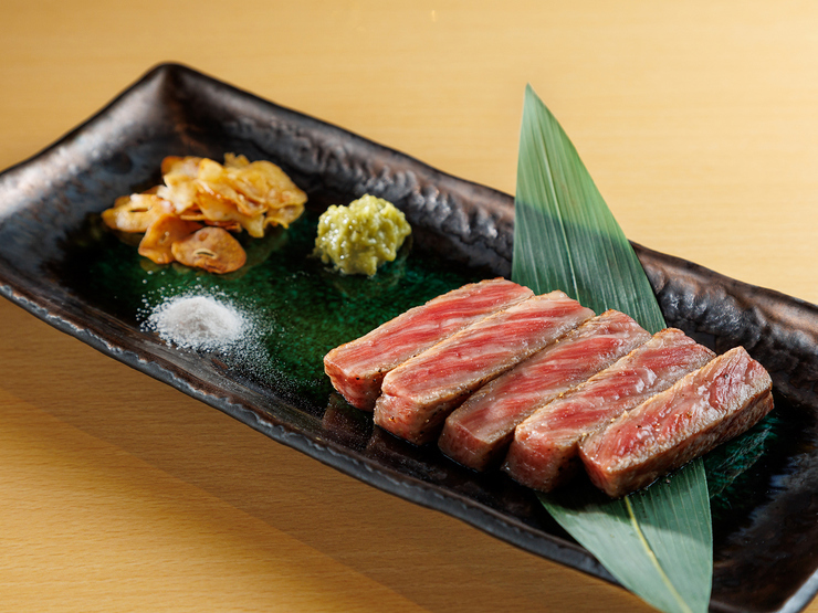 鉄板焼　SOLAの黒毛和牛フィレ