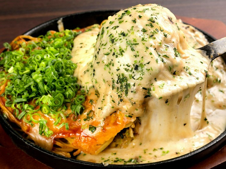 広島焼き　とこしえの料理