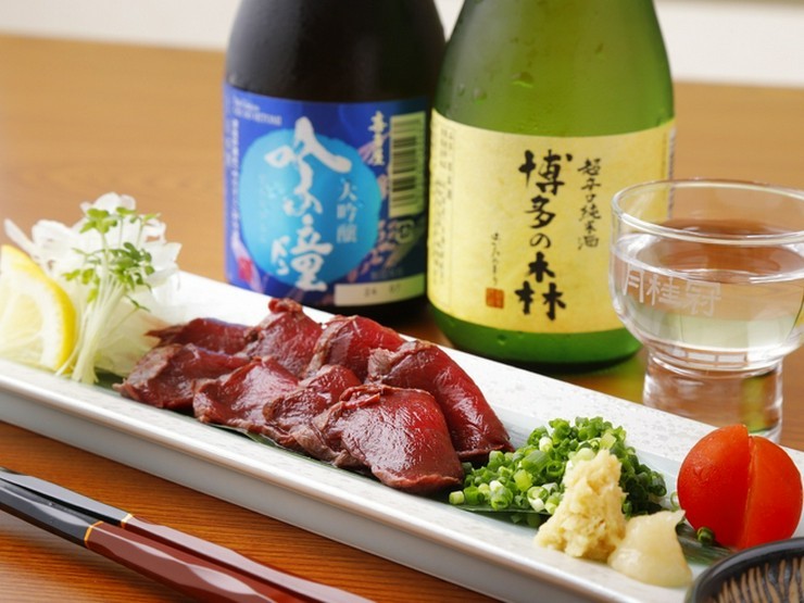 博多水炊き　ちどりの馬刺し