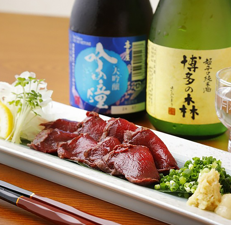 博多水炊き　ちどりの馬刺し