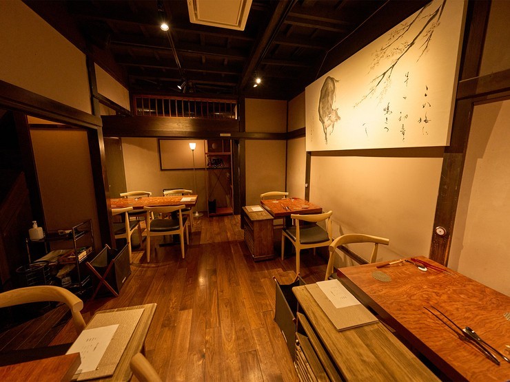 神楽坂しゃぶしゃぶ風雅の店内