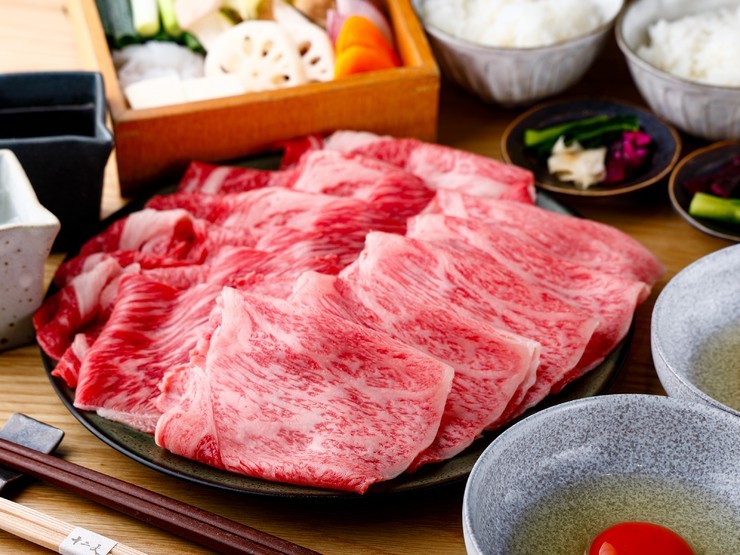 食べ放題 すき焼き十二天 広尾の料理