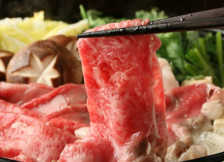 たくあん・牡丹亭のすき焼き