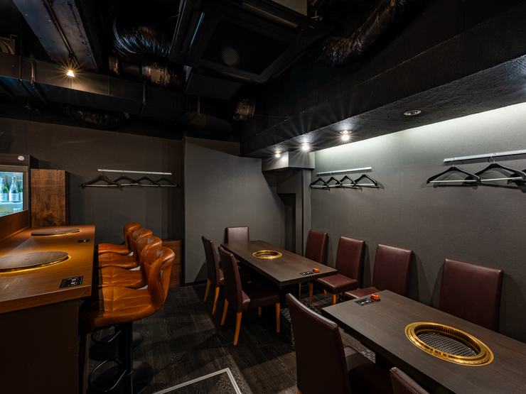 焼肉にくる　六本木店の内観