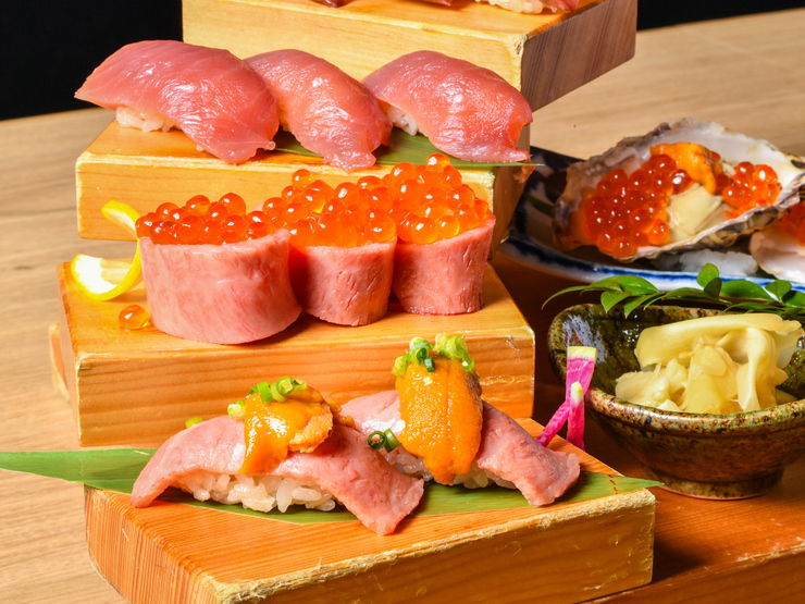 肉ト魚ノ京町個室　今昔物語　栄店の料理集合