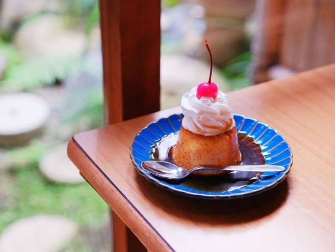 京都 五条 食と森の京丹波産のたまごプリン