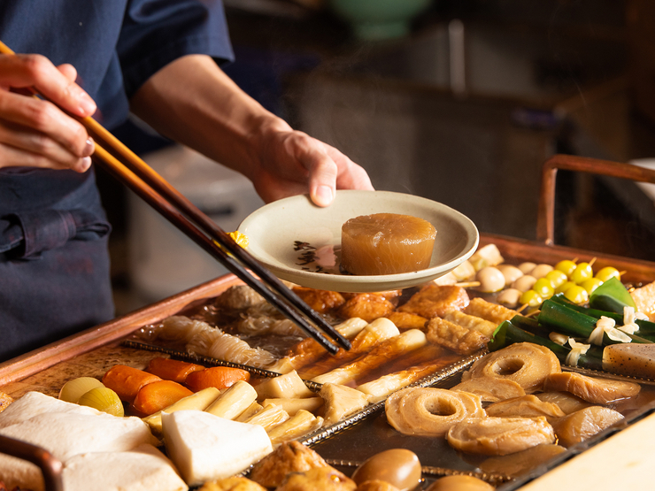 浅草おでん大多福の料理